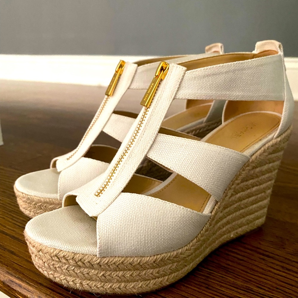 Michael Kors Berkley Espadrille Wedge Sandals